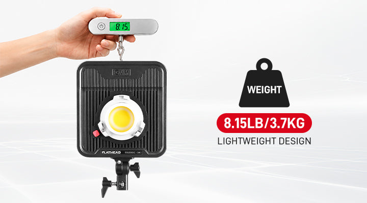 Lightweight 500W COB Light
