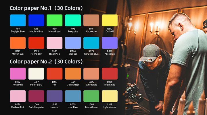 GEL Mode (60 Color Gel Presets)