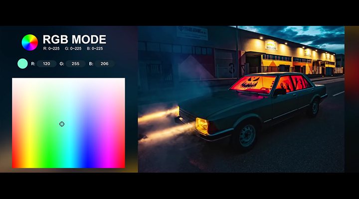 RGB Full Color Mixing (RGB Mode)