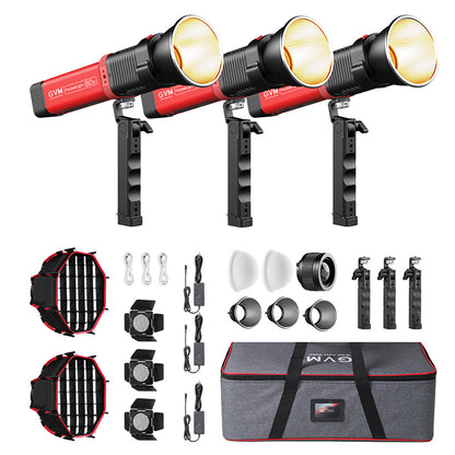 GVM PD60B Bi-Color Pocket LED Monolight (3-Light Kit) - GVM
