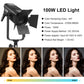 GVM PF100B 100W Compact Bi-Color Zoom Photography Light - GVM