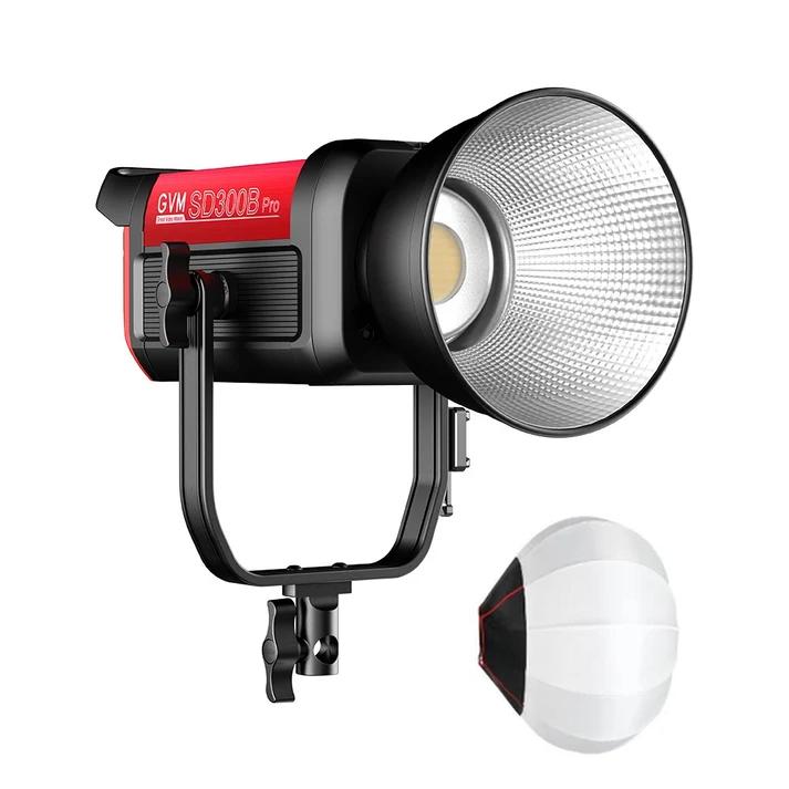 GVM PRO-SD300B 300W Bi-Color Monolight V-mount Mesh Bluetooth(includes 1 free 26'' lantern softbox $99) - GVM