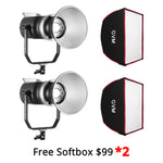 GVM SD200D 200W High Power Bi-Color LED Spotlight Light With Softbox(2-Light Kit Include Free Softbox $99*2) - GVM