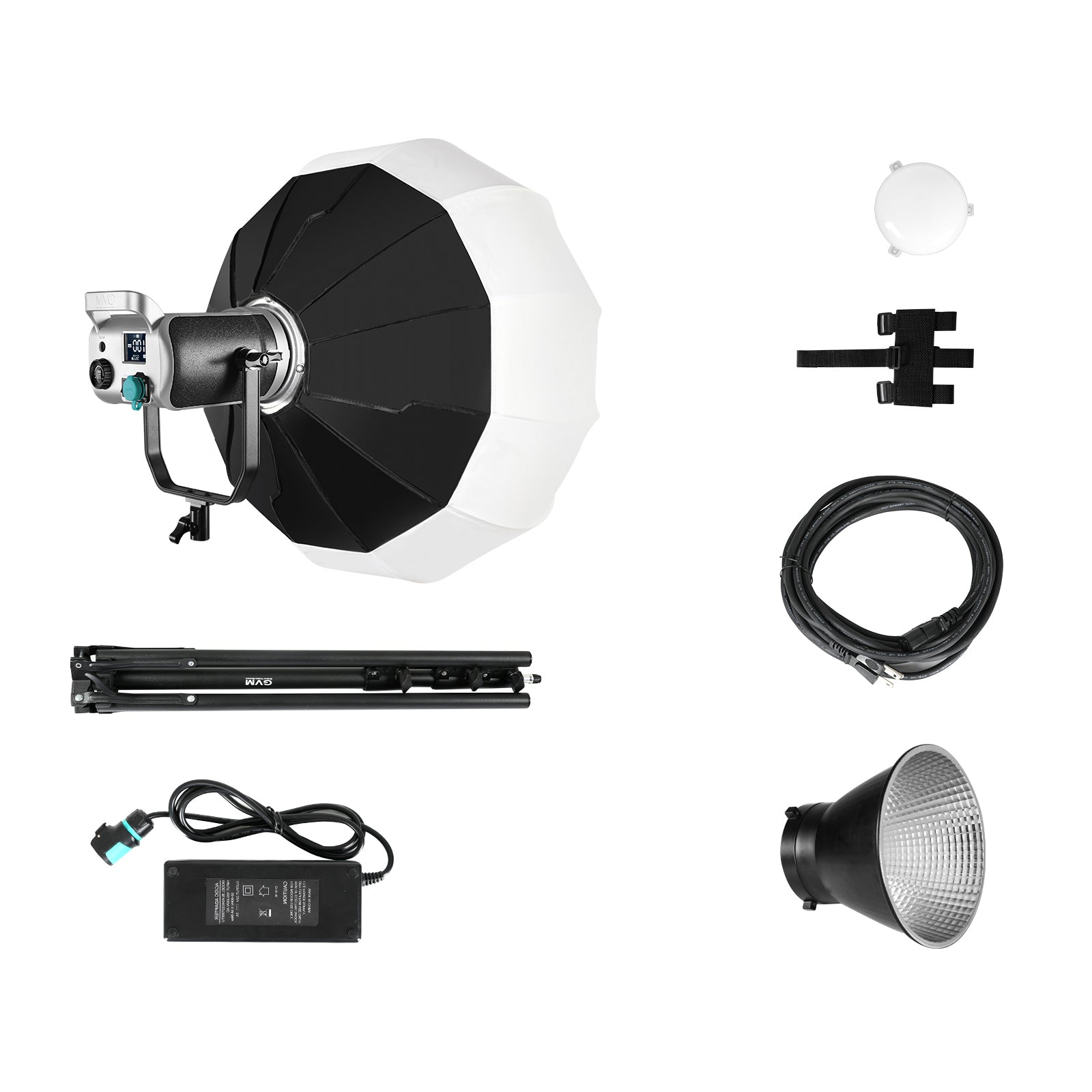 GVM 200W LED Video Light High Power LED Spotlight Bi-Color LED Daylight - GVM