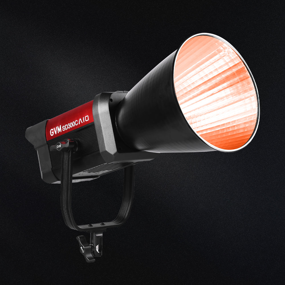 GVM SD300C AIO 300W Full-Color RGBWW LED Light for Video (App & DMX) - GVM