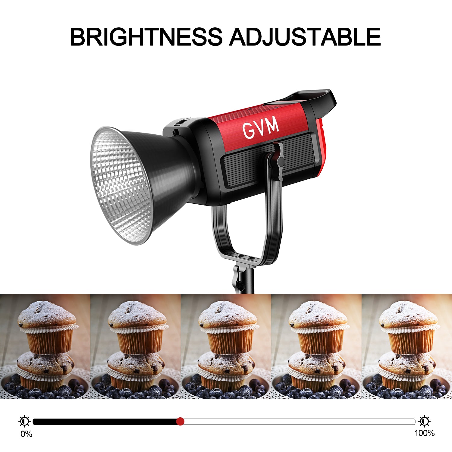 GVM PRO-SD300B 300W Bi-Color Monolight V-mount Mesh Bluetooth(Buy 1 Get 1 Free)(add 2 items to cart) - GVM