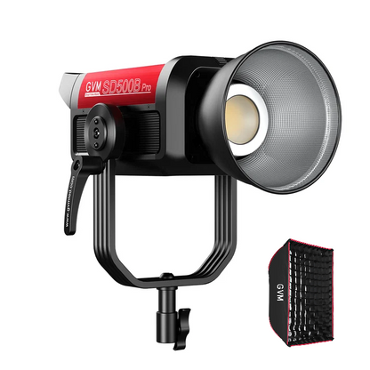 GVM PRO-SD500B ไฟโมโนไลต์ปรับสีได้ 500W แบบ V-mount และ Mesh Bluetooth (รวมซอฟต์บ็อกซ์ 1 ชิ้น มูลค่า $69)