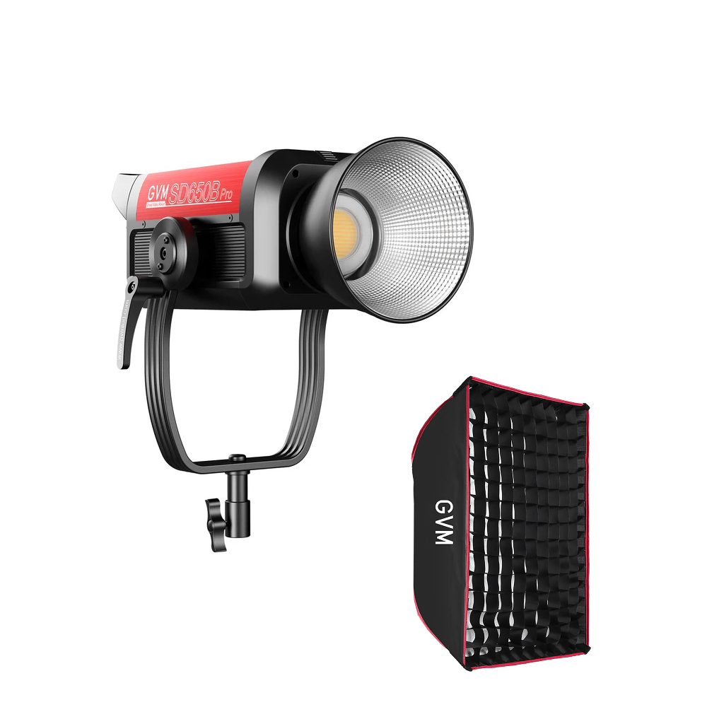 GVM Pro SD650B zweifarbige LED-Dauerleuchte (inklusive 1 Softbox im Wert von 69 $)