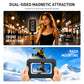 GVM TL-S4RGB-SET1 Portable Full-Color Magnetic LED Ring Light Selfie Stick Tripod