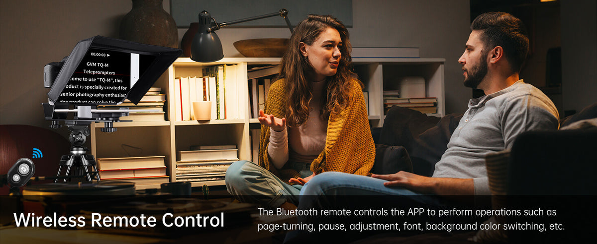 Wireless Control for Seamless Prompts