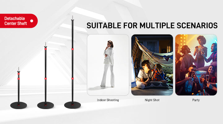 YB2L155 detachable center shaft light stand for indoor shooting, night shots, and parties
