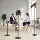 GVM YB2L200 Round Base Light Stand 2-Pack — 79.9" Weighted Floor Stand