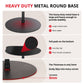 GVM YB2L200 Round Base Light Stand 2-Pack — 79.9" Weighted Floor Stand
