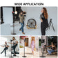 GVM YB2L200 Round Base Light Stand 2-Pack — 79.9" Weighted Floor Stand