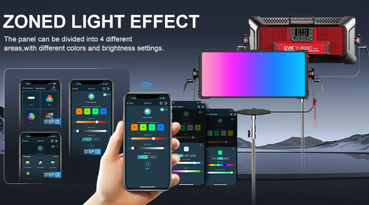 Zoned Control: Creative Lighting Effects