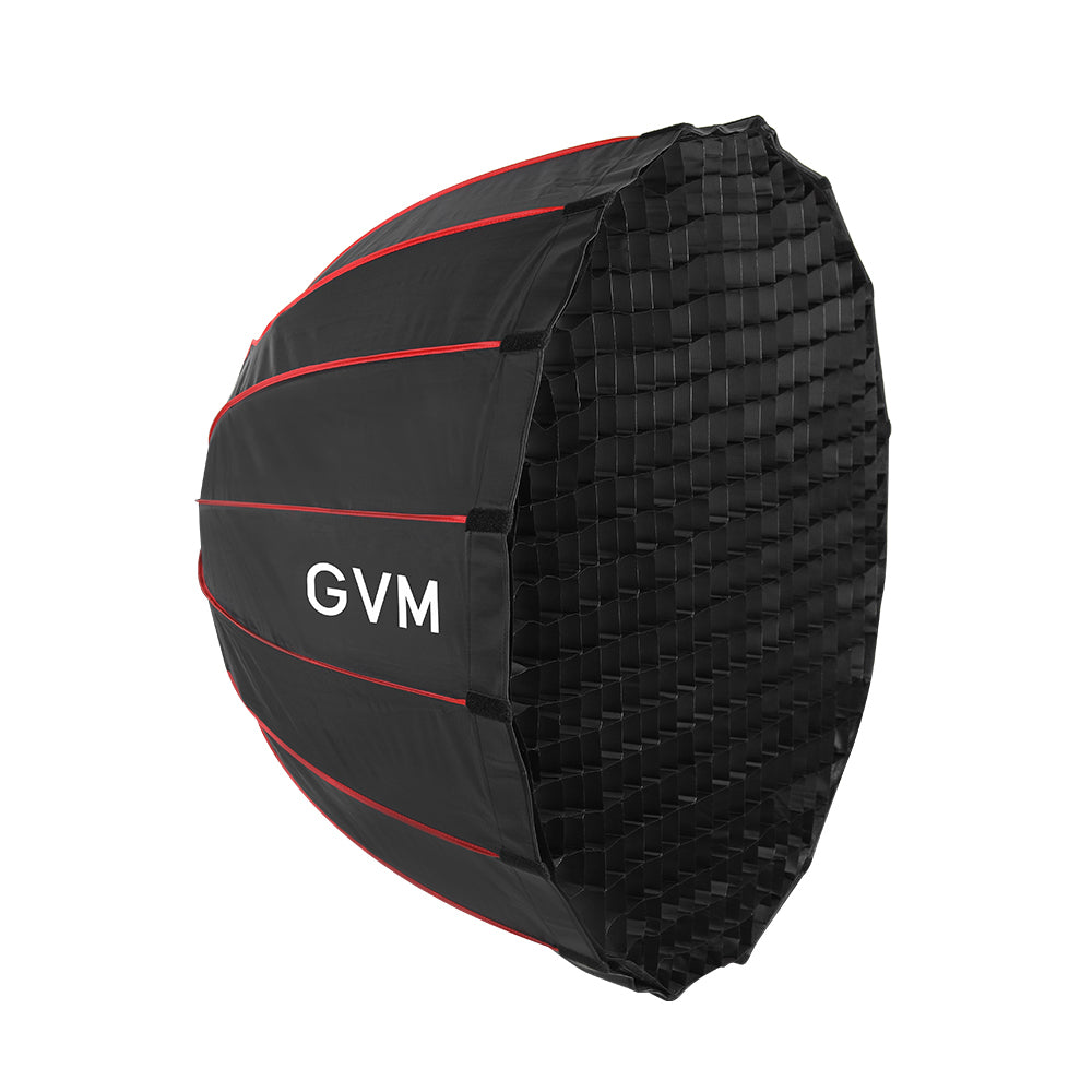 GVM ZYG90SPR 36" boîte à lumière parabolique à installation rapide avec grille alvéolée