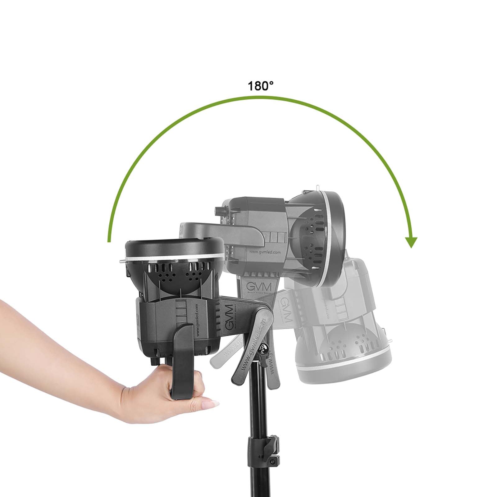 GVM 80W LED Spotlight Daylight Kit with Softbox
