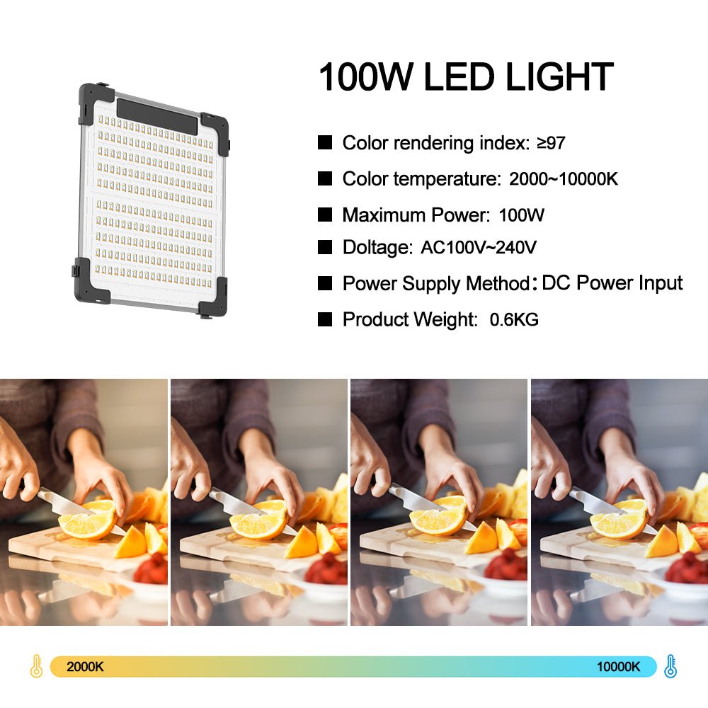 GVM B100C 100W RGB&Bi-Color Flexible LED Light - GVM