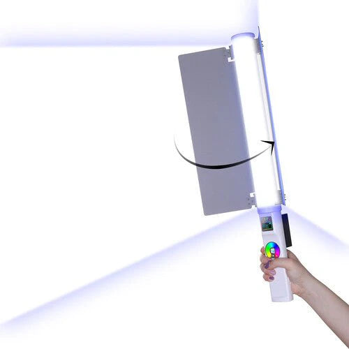 GVM-T20R 20W High Power RGB & Bi-Color Wand Light with barndoors(Buy 1 get 1 Free) - GVM