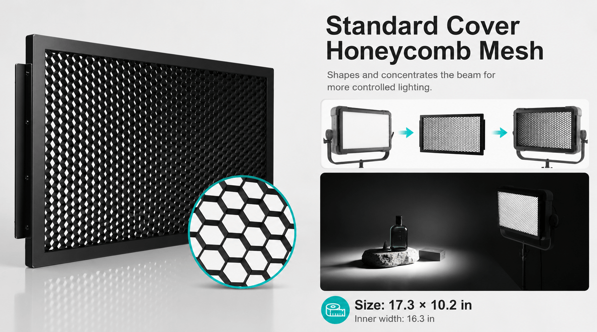 Precision Honeycomb Grid: Focused Light Control