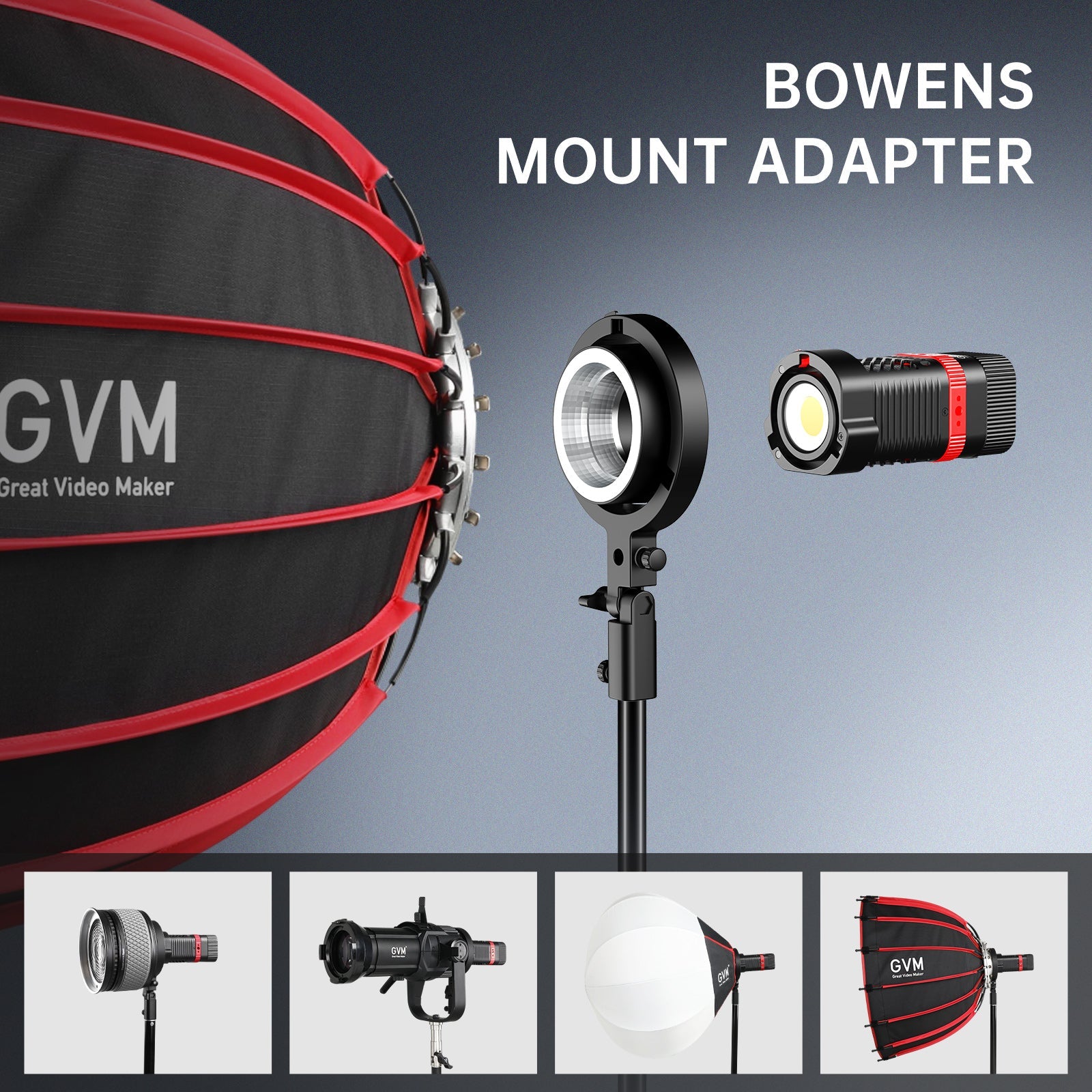 externe fahrradbeleuchtung GVM-PL60B Waterproof External Model 60W Flashlight Light (Bi-Color Temperature) PL60B(Without Battery)
