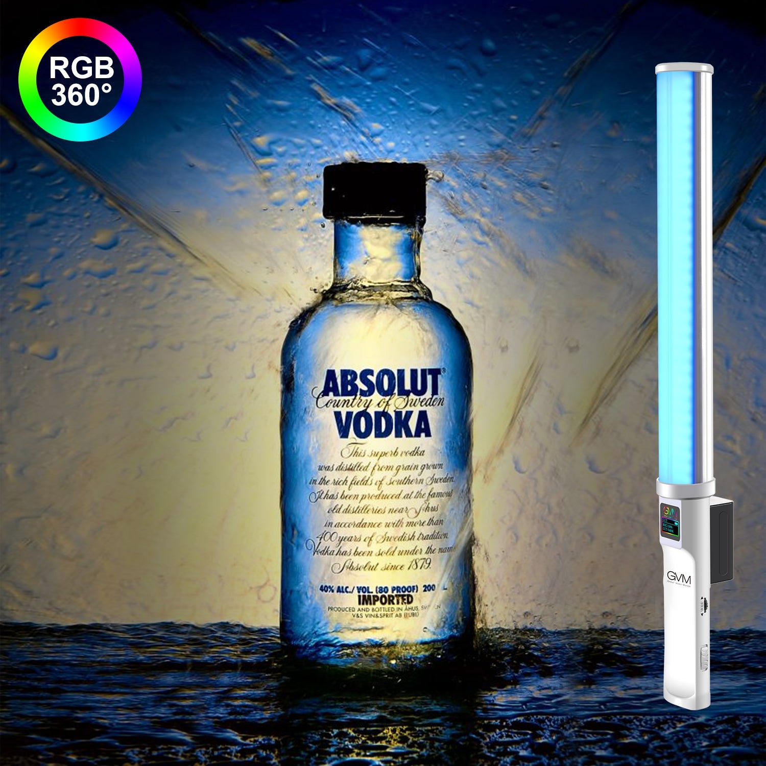 GVM - T20R 20W High Power RGB & Bi - Color Wand Light - JIAN CHENG TECHNOLOGY INC.