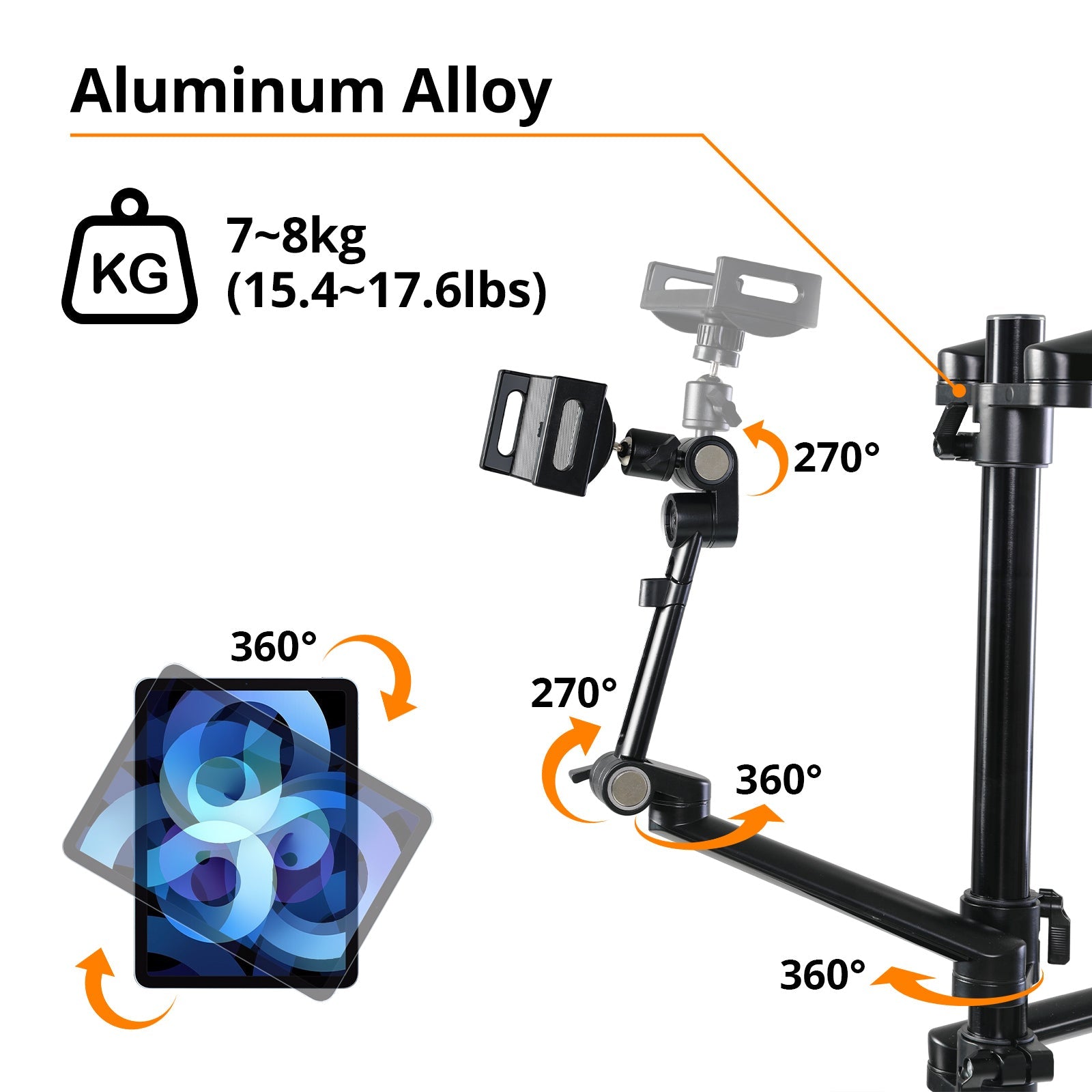 GVM-ZJ-Z2 Floor-standing Mobile Live Streaming Stand