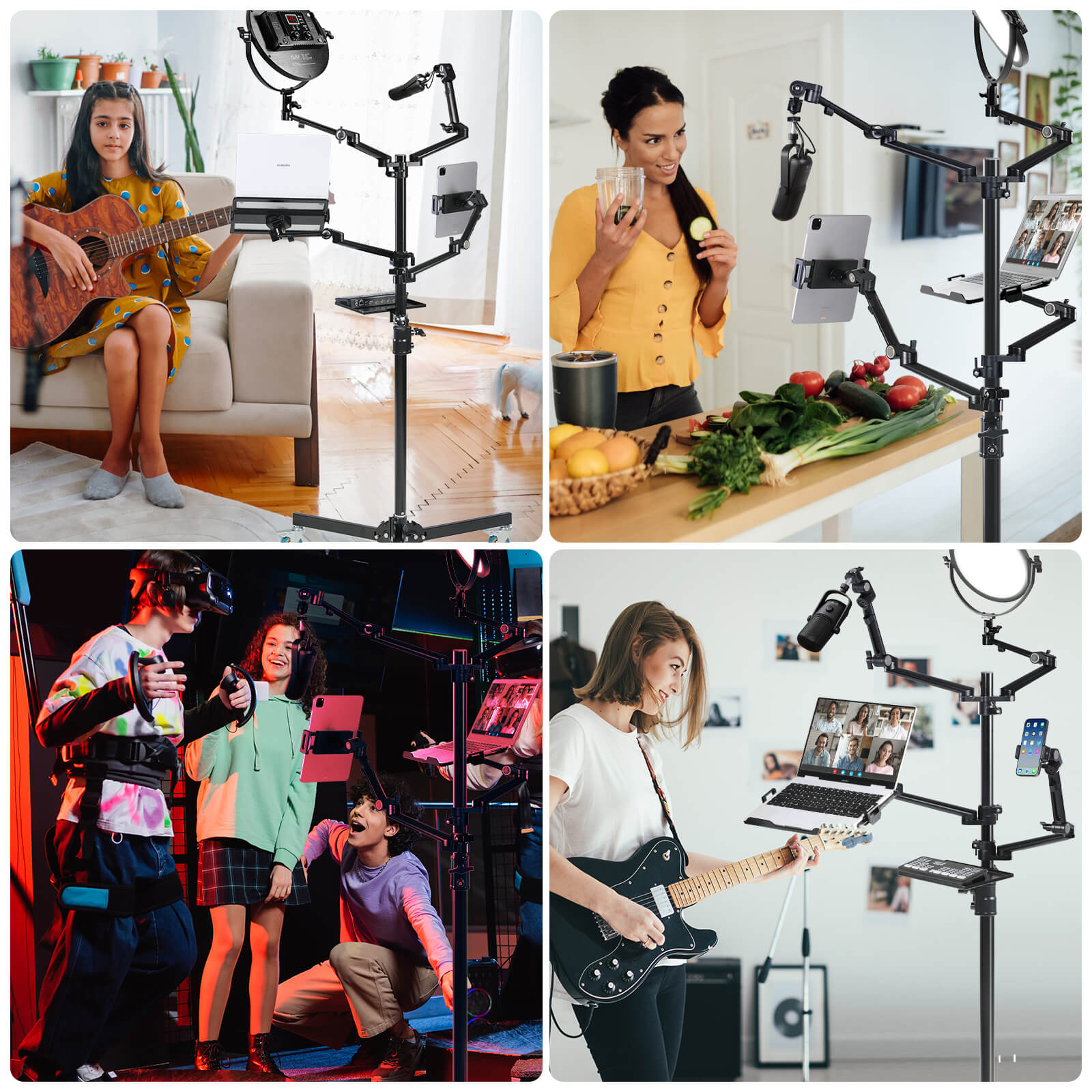 GVM-ZJ-Z2 Floor-standing Mobile Live Streaming Stand