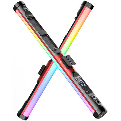 GVM BD45R/BD25R Bi-Color RGB LED Light Wand 2-Light Kit (48"/24'') - GVM