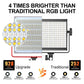 GVM-1200D 50W Bi-Color&RGB 3 lamp-led Video Light kit - GVMLED