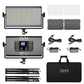 GVM-1300D 65W Powerful Bi-color and RGB Video Panel Light 2-Light-Kit - GVMLED