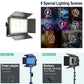GVM-1500D 75W Powerful Bi-color and RGB Video Panel Light 2-Light-Kit - GVMLED