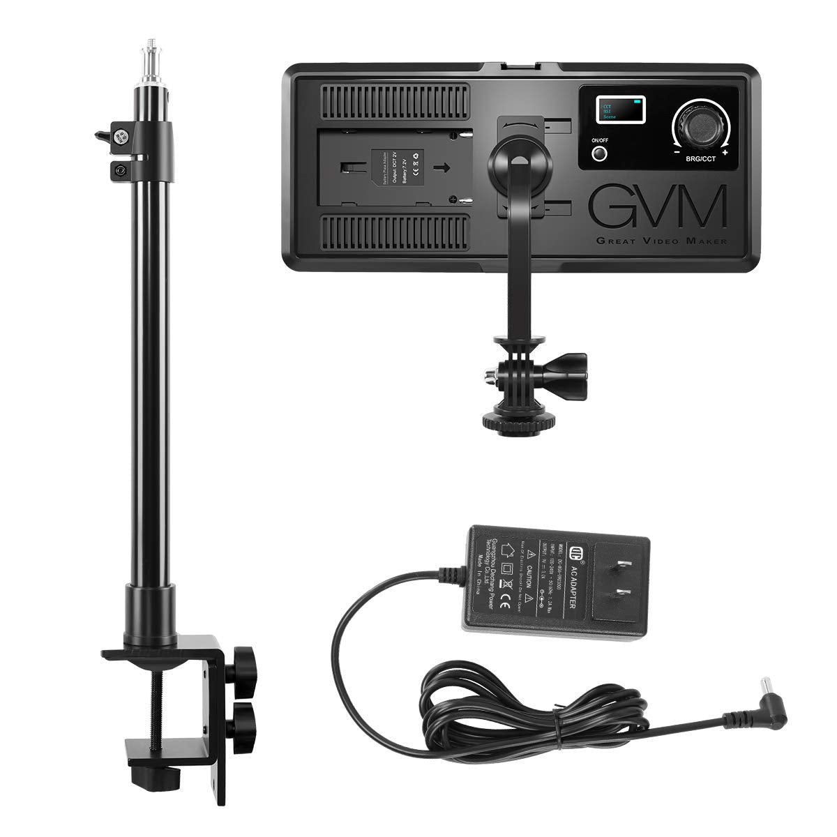 GVM 20W Bi-Color Video Light On-Camera Light (BOGO) - GVMLED