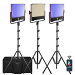 GVM 50SM Bi-color & RGB Double-sided Light Soft Panel LED Video Light - GVMLED