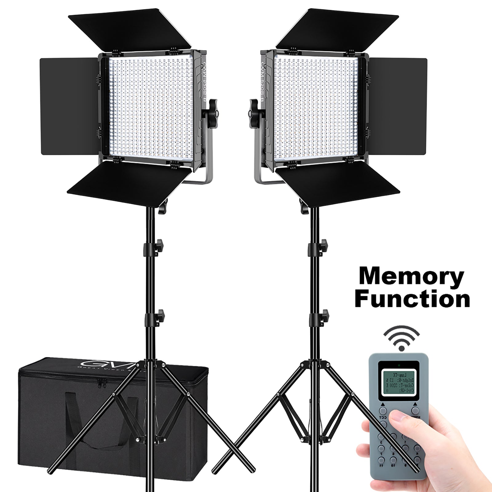GVM-520S 30W High Beam High Brightness Bi-Color LED VIdeo Soft Light - GVMLED