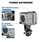 GVM 80w Spoltlight silver Daylight Can use Battery(BOGO)(add 2 lights to cart) - GVMLED