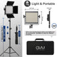 GVM 850D rgb led studio video light kit - GVMLED