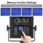 gvm 896s led studio video light bi color 2 light kit - GVMLED