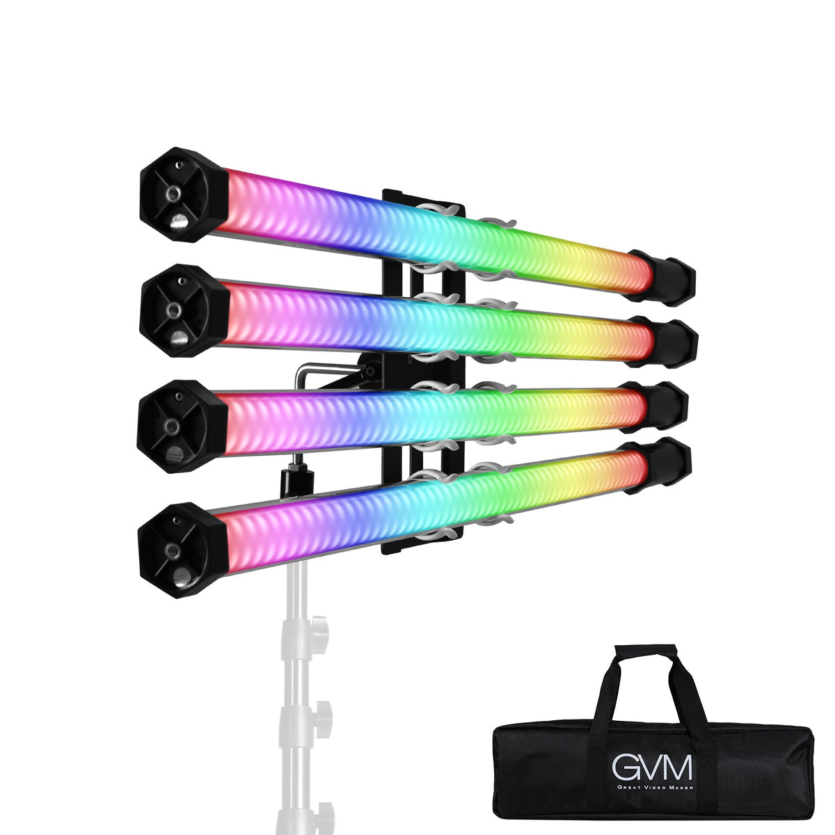 GVM-BD-100D RGB & Bi-Color Wand Light 2 Light Kit - GVMLED