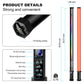 GVM-BD-100D RGB & Bi-Color Wand Light 2 Light Kit - GVMLED