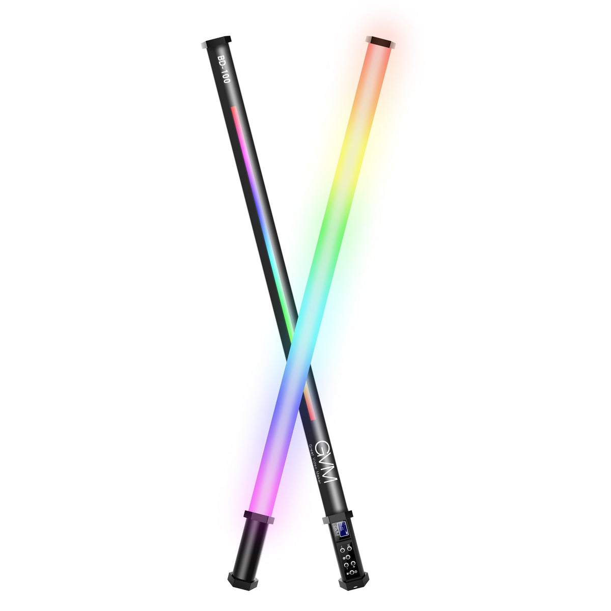 GVM-BD-100D RGB & Bi-Color Wand Light 2 Light Kit - GVMLED