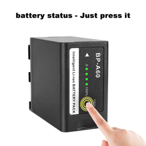 GVM BP-A60 Dual Charger with Battery for Canon C300 Mark II, C200 & C200B (6800mAh) - GVMLED