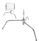 GVM C360 Turtle-Base C-Stand & Grip Arm Kit (10.5') - GVMLED