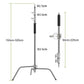 GVM C360 Turtle-Base C-Stand & Grip Arm Kit (10.5') - GVMLED
