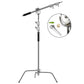 GVM C360 Turtle-Base C-Stand & Grip Arm Kit (10.5') - GVMLED