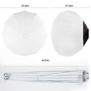 GVM DL85R Lantern Softbox (33'') - GVMLED