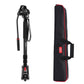 GVM G169 Carbon Fiber 4-Section Monopod with Video Fluid Head - GVMLED