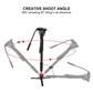 GVM G169 Carbon Fiber 4-Section Monopod with Video Fluid Head - GVMLED