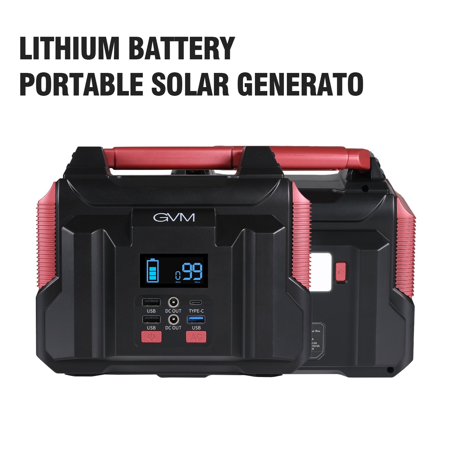 GVM H300W Portable Power Station - GVMLED