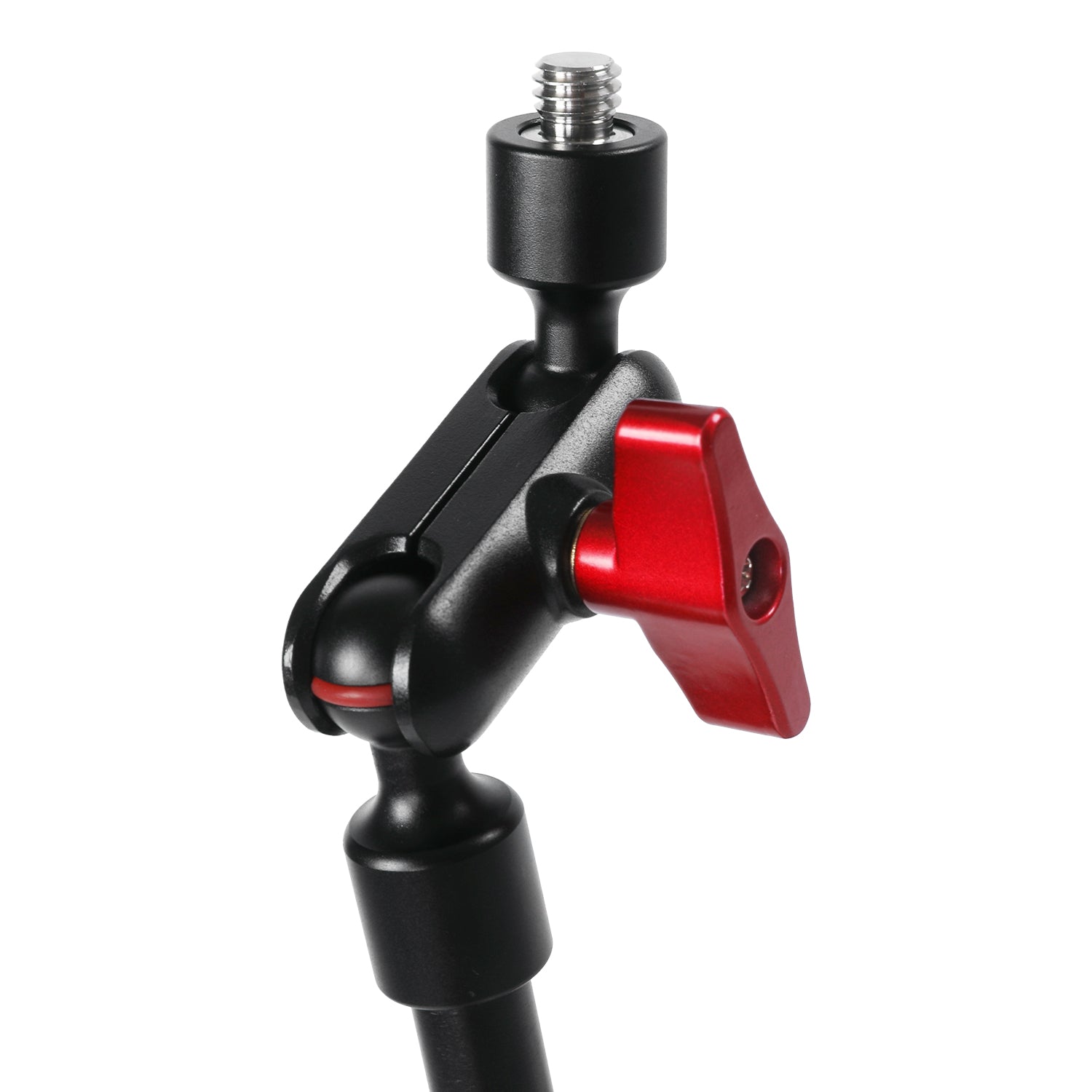 GVM Heavy-Duty Dual 31" 3 Section Articulating Magic Arms with 1/4'' Screw to 3/8'' Ball Heads - GVMLED
